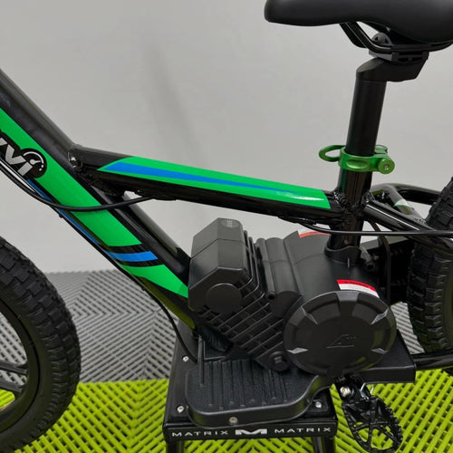 Revvi 16" Plus 250W Electric Balance Bike - Green