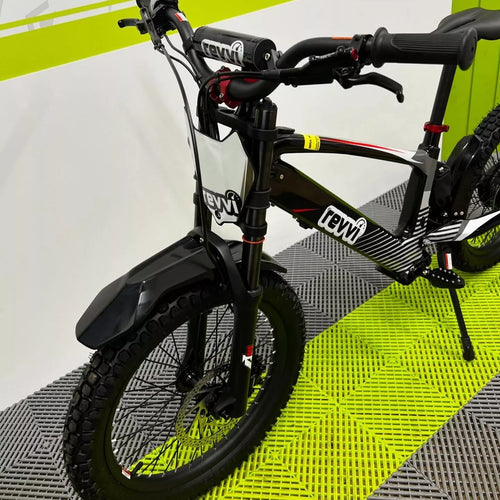 Revvi 20 Electric Bike + Riding Gear Bundle - Black