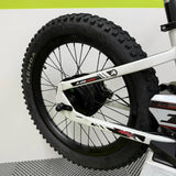 Amped A20 Pro Electric Bike + Riding Gear Bundle - White