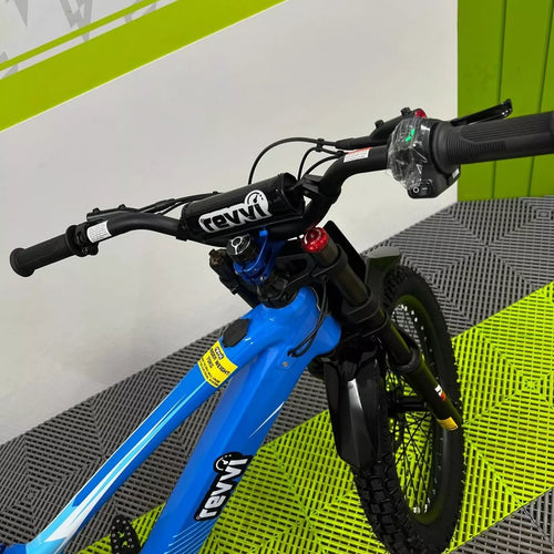 Revvi 20 Electric Bike + Riding Gear Bundle - Blue