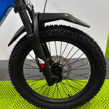 Revvi 20 Electric Bike + Riding Gear Bundle - Blue