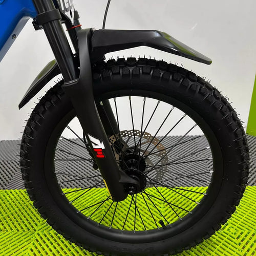 Revvi 20 Electric Bike + Riding Gear Bundle - Blue