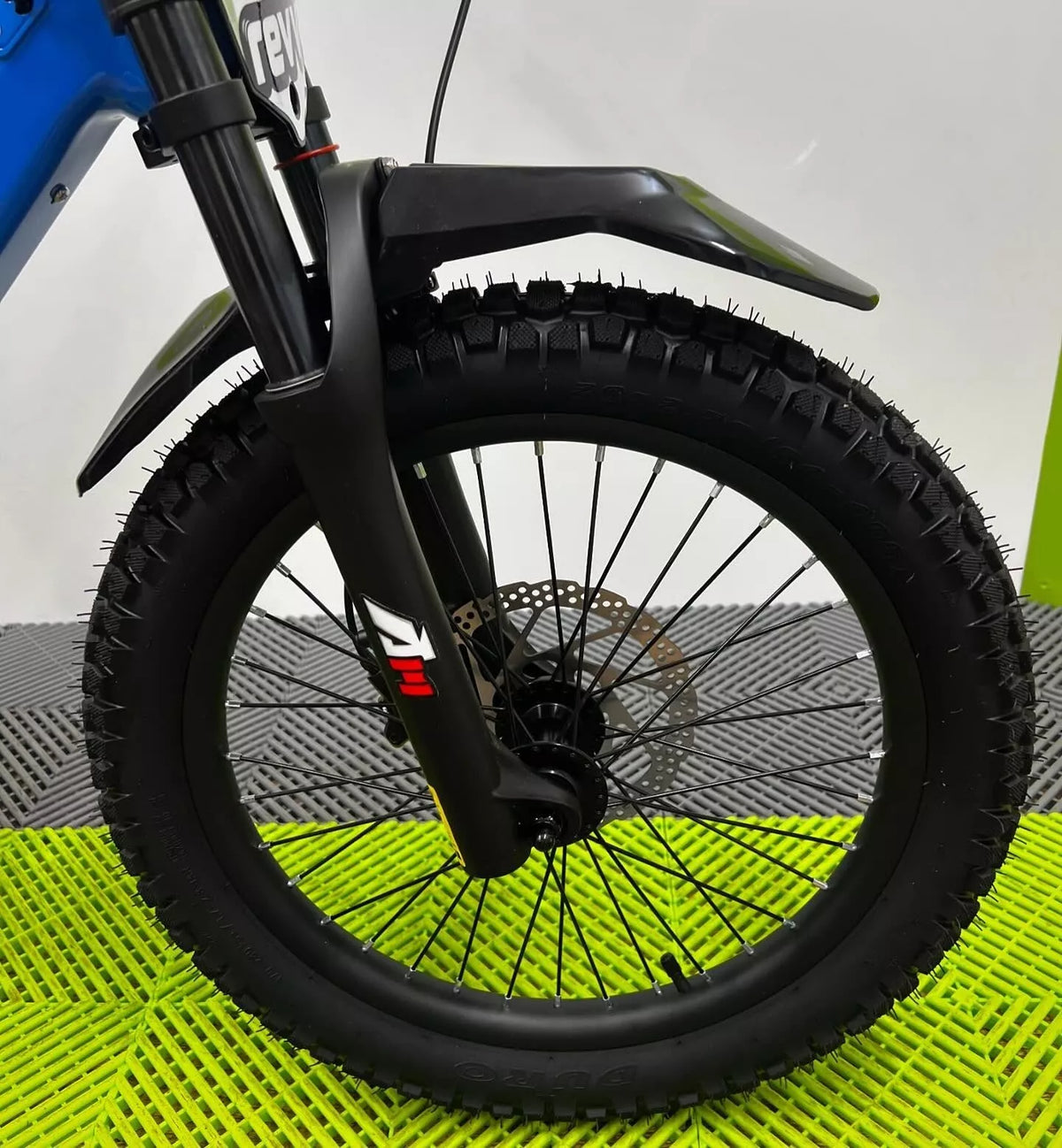 Revvi 20 Electric Bike + Riding Gear Bundle - Blue