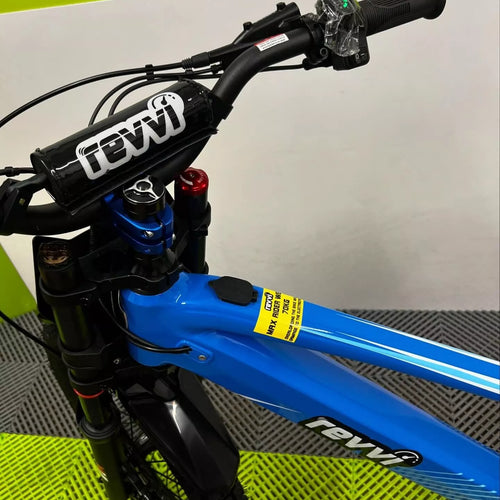 Revvi 20 Electric Bike + Riding Gear Bundle - Blue