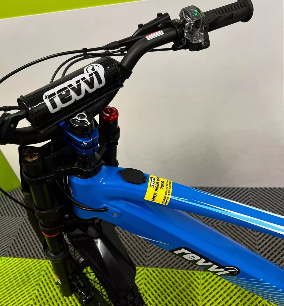 Revvi 20 Electric Bike + Spare Battery Bundle – Blue