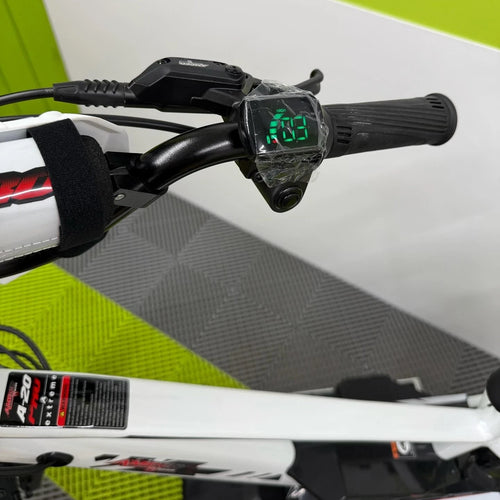 Amped A20 Pro Electric Bike + Riding Gear Bundle - White