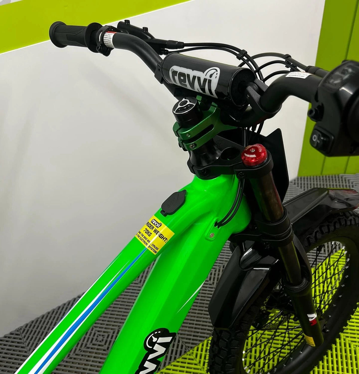 Revvi 20 Electric Bike + Riding Gear Bundle - Green