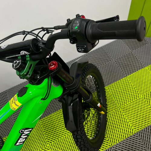 Revvi 20 Electric Bike + Riding Gear Bundle - Green