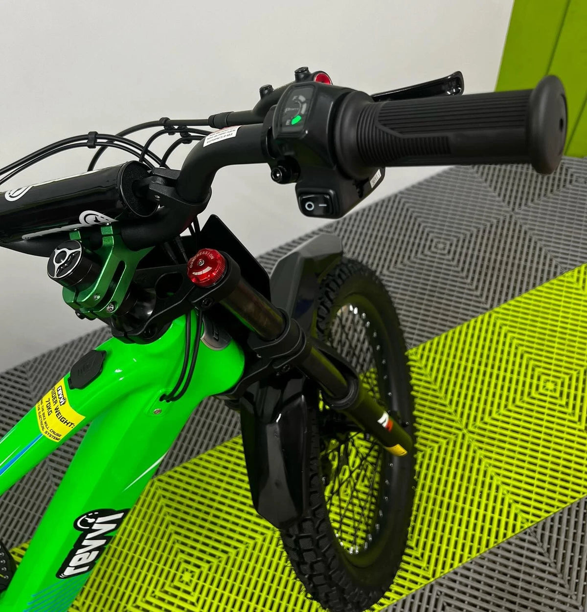Revvi 20 Electric Bike + Riding Gear Bundle - Green