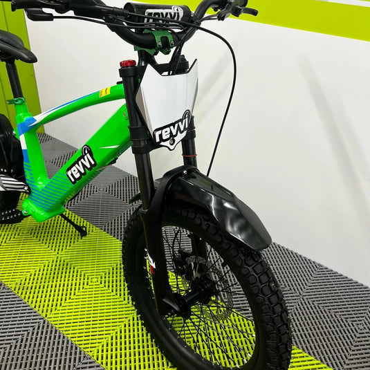 Revvi 20 Electric Bike + Riding Gear Bundle - Green