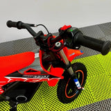 RFN Warrior SX-E400 Electric Bike - Orange Blue