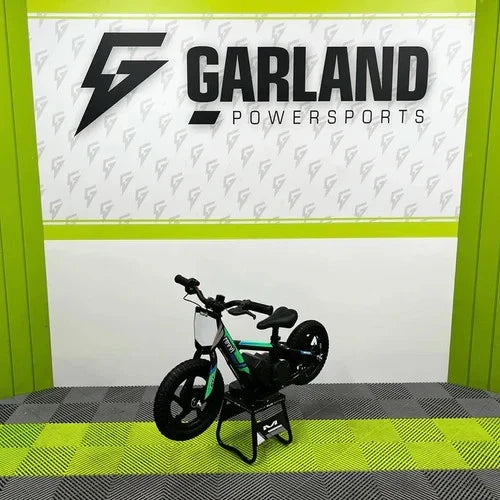 Revvi 12" 100W Electric Balance Bike - Green
