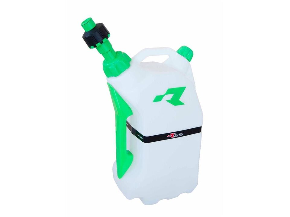 Rtech Fuel Can 15L Clear Green With Quick Fill System