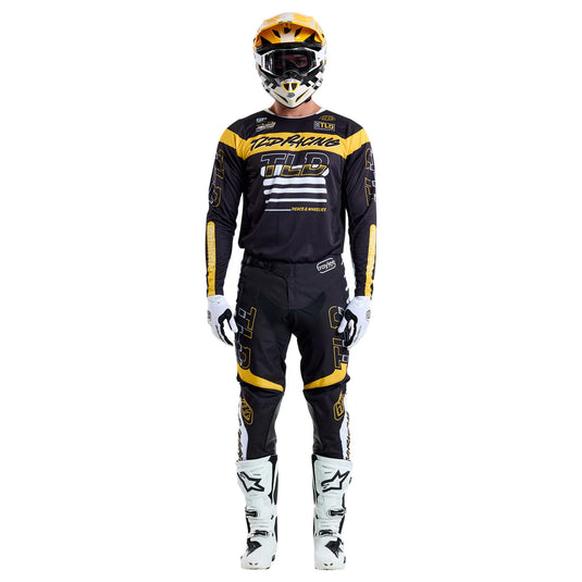 Troy Lee Designs Spring 2025 GP Pro Fifty 50 Black Gold Kit Combo