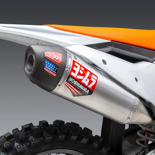 Yoshimura RS-12 Full Exhaust System S.Steel/S.Steel/Carbon Cap KTM SX-F 250/350